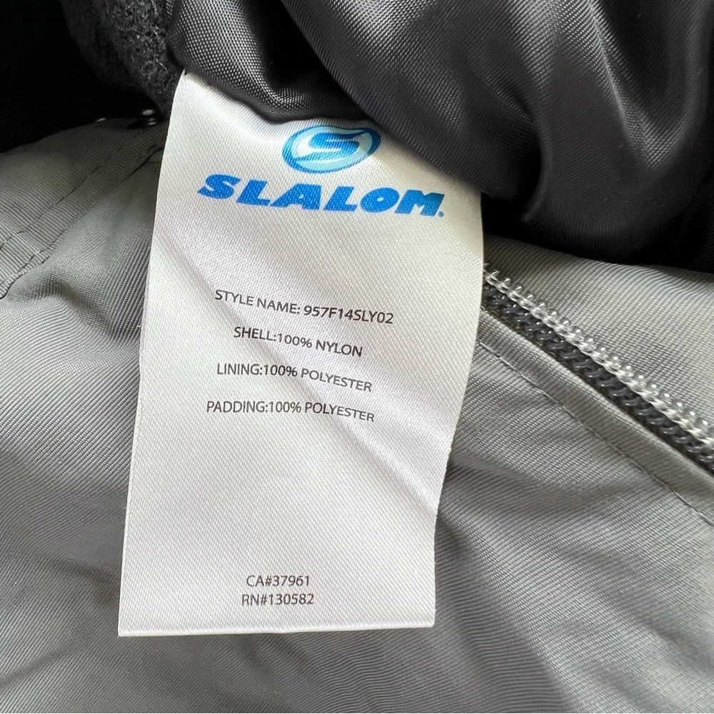 Slalom Ski Snow Pants Grey Size M